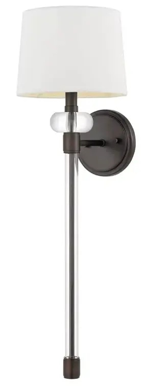 Elstead Lighting Barbour Wandleuchte 1x40 W braun QZ-BARBOUR1-HO