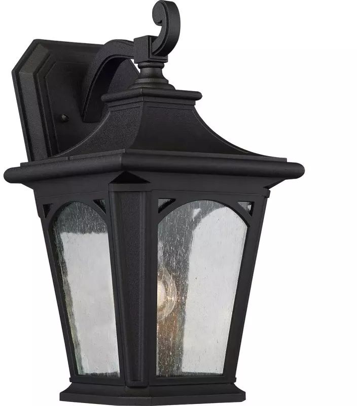 Elstead Lighting Bedford Außenwandleuchte 1x60 W schwarz QZ-BEDFORD2-S