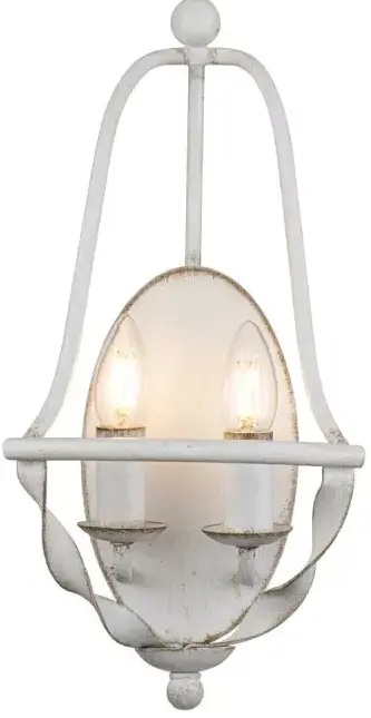 Elstead Lighting Bradbury Wandleuchte 2x40 W weiß QZ-BRADBURY2-AWH