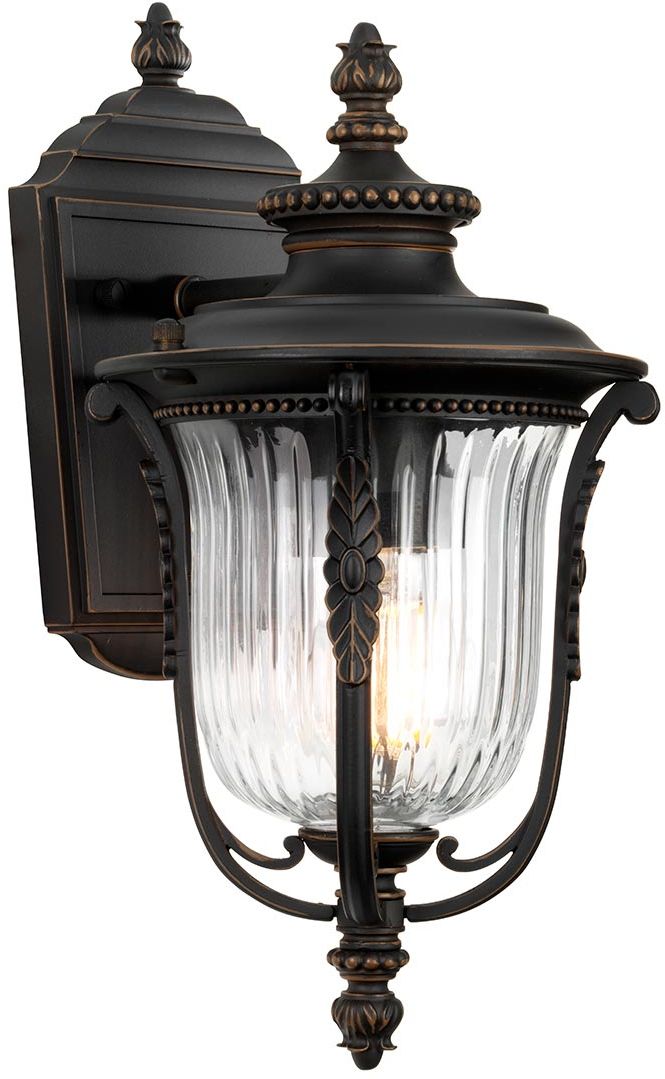Elstead Lighting Luverne Außenwandleuchte 1x60 W braun KL-LUVERNE2-S