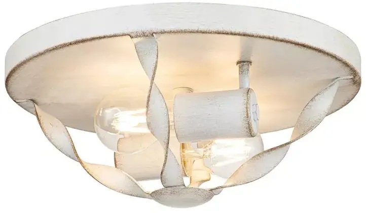 Elstead Lighting Bradbury Decke 2x60 W weiß QZ-BRADBURY-F-AWH