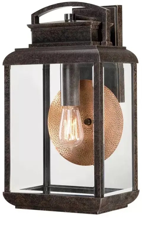 Elstead Lighting Byron Außenwandleuchte 1x60 W braun QZ-BYRON-L