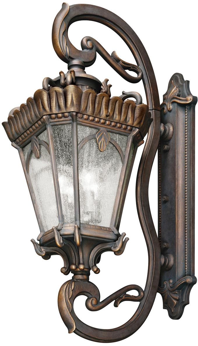 Elstead Lighting Tournai Außenwandleuchte 4x60 W grau-braun KL-TOURNAI1G-XL