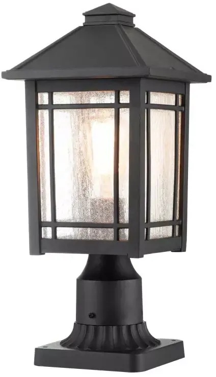 Elstead Lighting Cedar Point Stehleuchte für den Außenbereich 1x60 W schwarz QZ-CEDAR-POINT3-M-BK