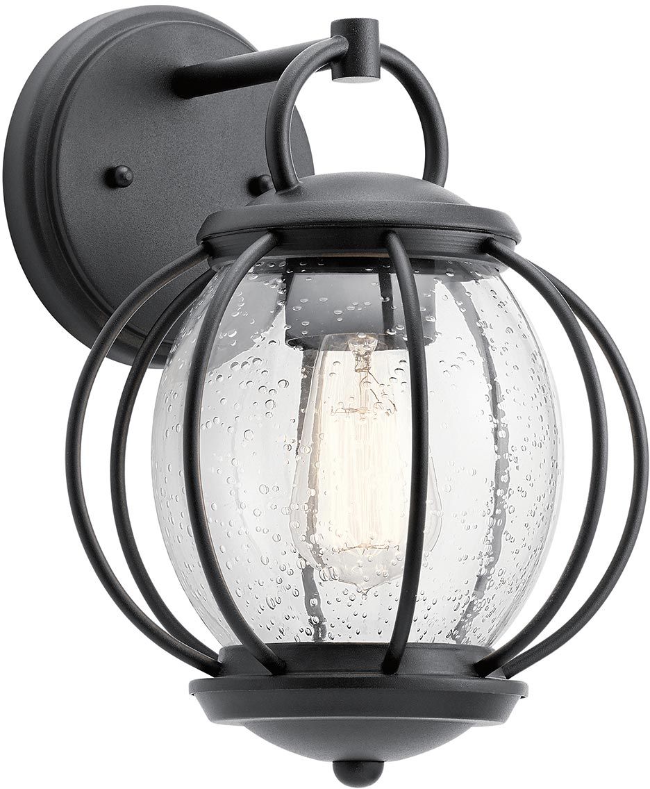 Elstead Lighting Vandalia Außenwandleuchte 1x60 W schwarz KL-VANDALIA2-S