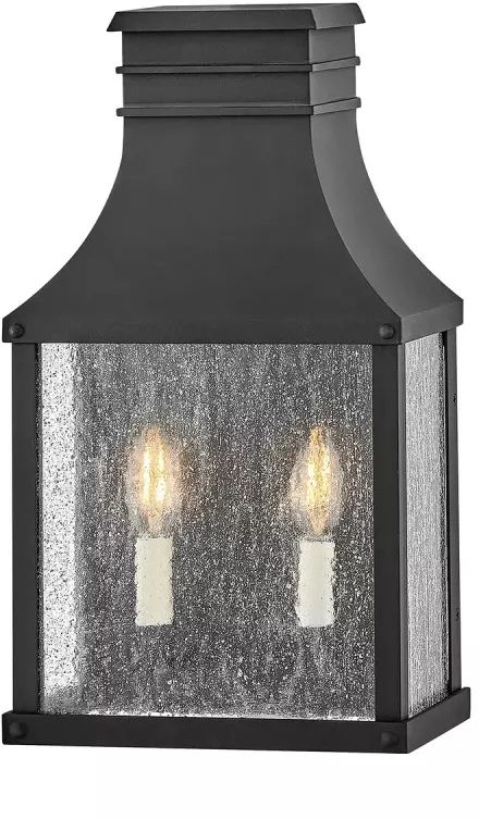 Elstead Lighting Beacon Hill Außenwandleuchte 2x40 W schwarz HK-BEACON-HILL7-MB