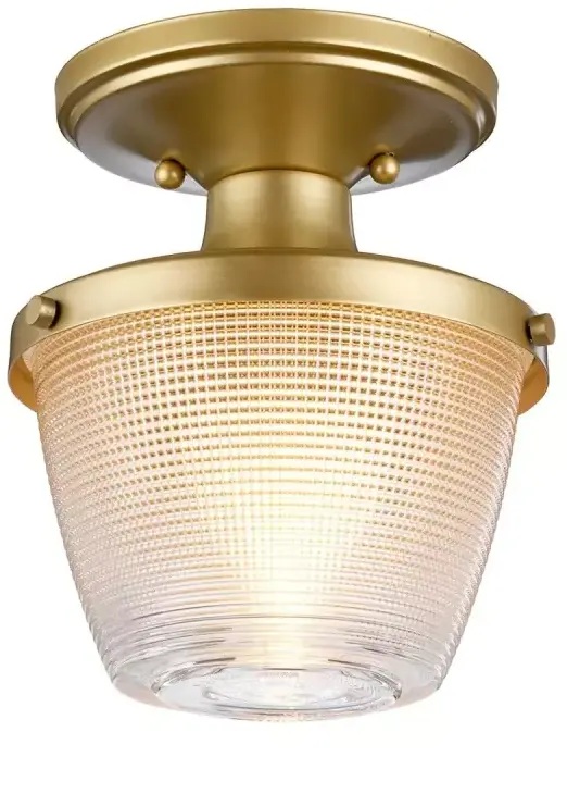Elstead Lighting Dublin Deckenlampe 1x40 W messing QZ-DUBLIN-SF-PNBR