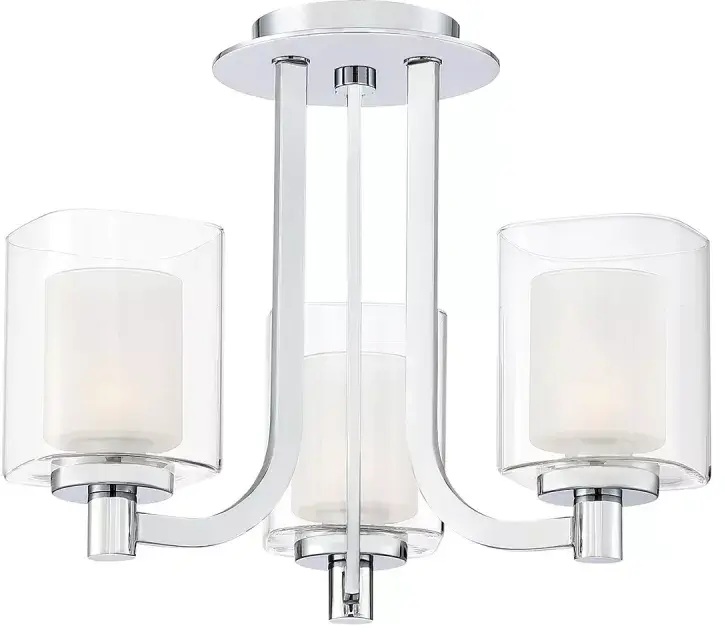 Elstead Lighting Kolt Deckenlampe 3x3 W chrom QZ-KOLT-SF-PC-BATH