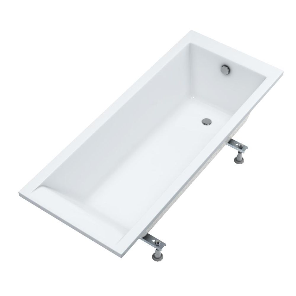 Schedline Maio Rechteckige Badewanne 160x75 cm weiß 3WST.M2P-16075