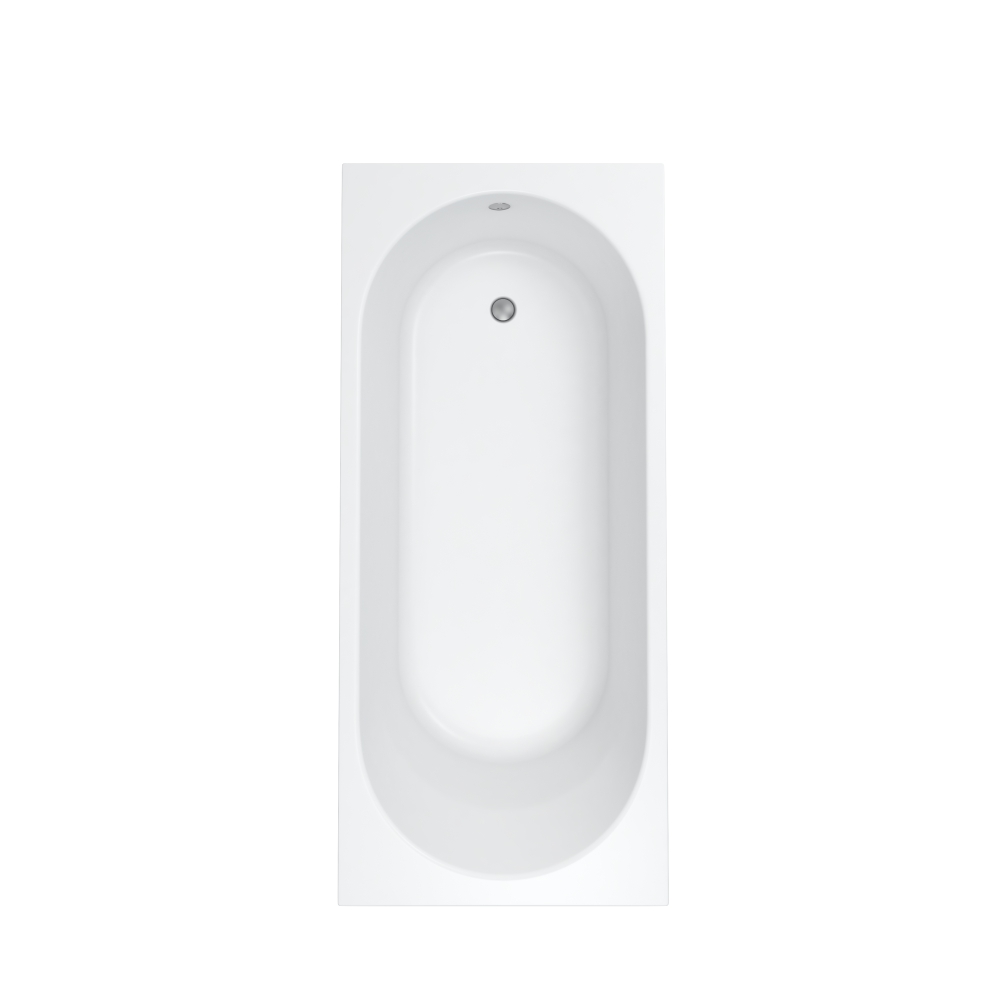Schedline Artemis Rechteckige Badewanne 180x80 cm weiß 3WSP.A1P-18080/B/MG