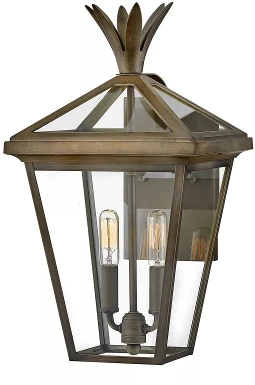 Elstead Lighting Palma Außenwandleuchte 2x40 W braun HK-PALMA-M-BU