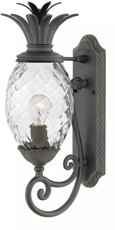 Elstead Lighting Plantation Außenwandleuchte 1x40 W schwarz HK-PLANTATION-M-MB
