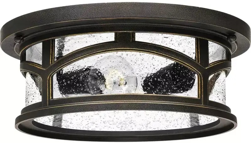 Elstead Lighting Marblehead Deckenleuchte für den Außenbereich 2x60 W braun QZ-MARBLEHEAD-F