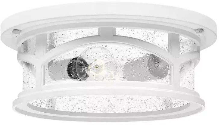 Elstead Lighting Marblehead Deckenleuchte für den Außenbereich 2x60 W weiß QZ-MARBLEHEAD-F-WHT