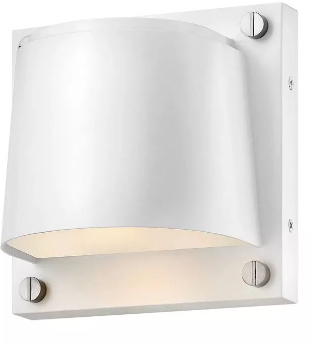 Elstead Lighting Scout Außenwandleuchte 1x8 W weiß HK-SCOUT-WHT