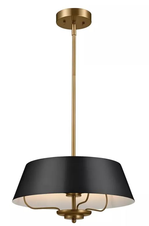 Elstead Lighting Luella Deckenlampe 3x40 W schwarz KL-LUELLA-3P-BKB