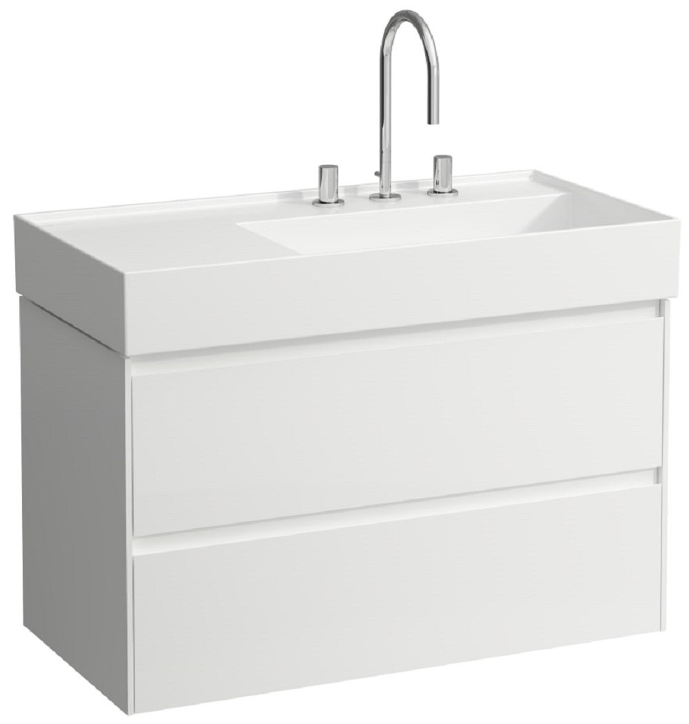 Laufen Lani Badschrank 88x45x51.5 cm Unterschrank hängend weiß H4039621122601