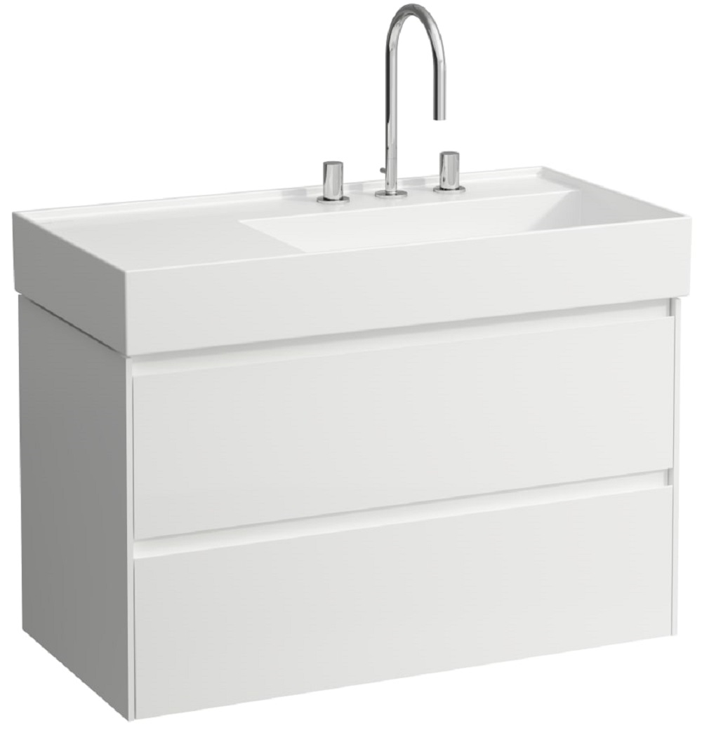 Laufen Lani Badschrank 88x45x51.5 cm Unterschrank hängend weiß H4039621122611