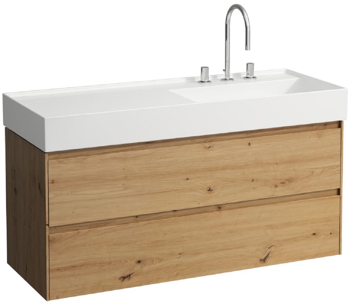Laufen Lani Badschrank 118x45x51.5 cm Unterschrank hängend eiche H4039821122671