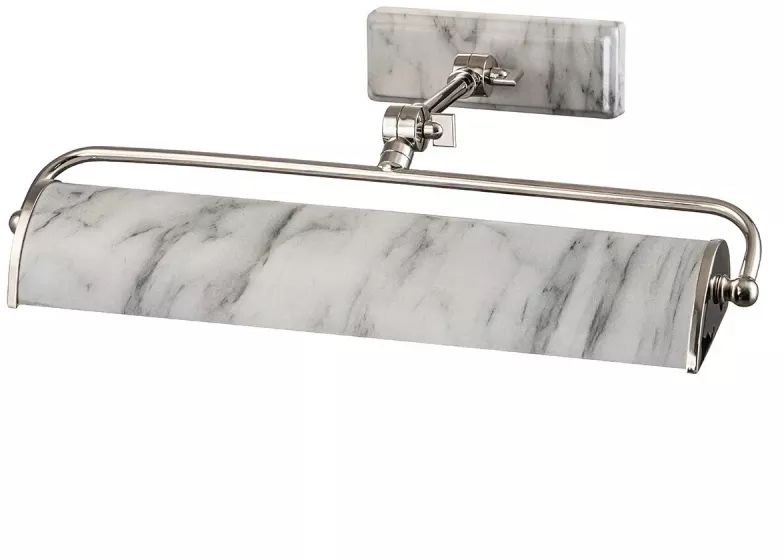 Elstead Lighting Winchfield Wandleuchte 2x40 W weiß-nikel WINCHFIELD-PLM-PN-WM