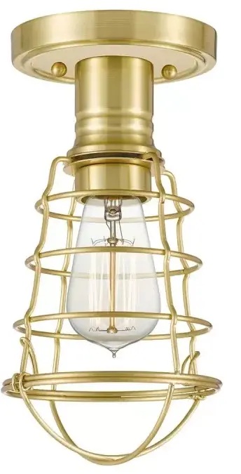 Elstead Lighting Mixon Deckenlampe 1x60 W messing QZ-MIXON-SF-BB