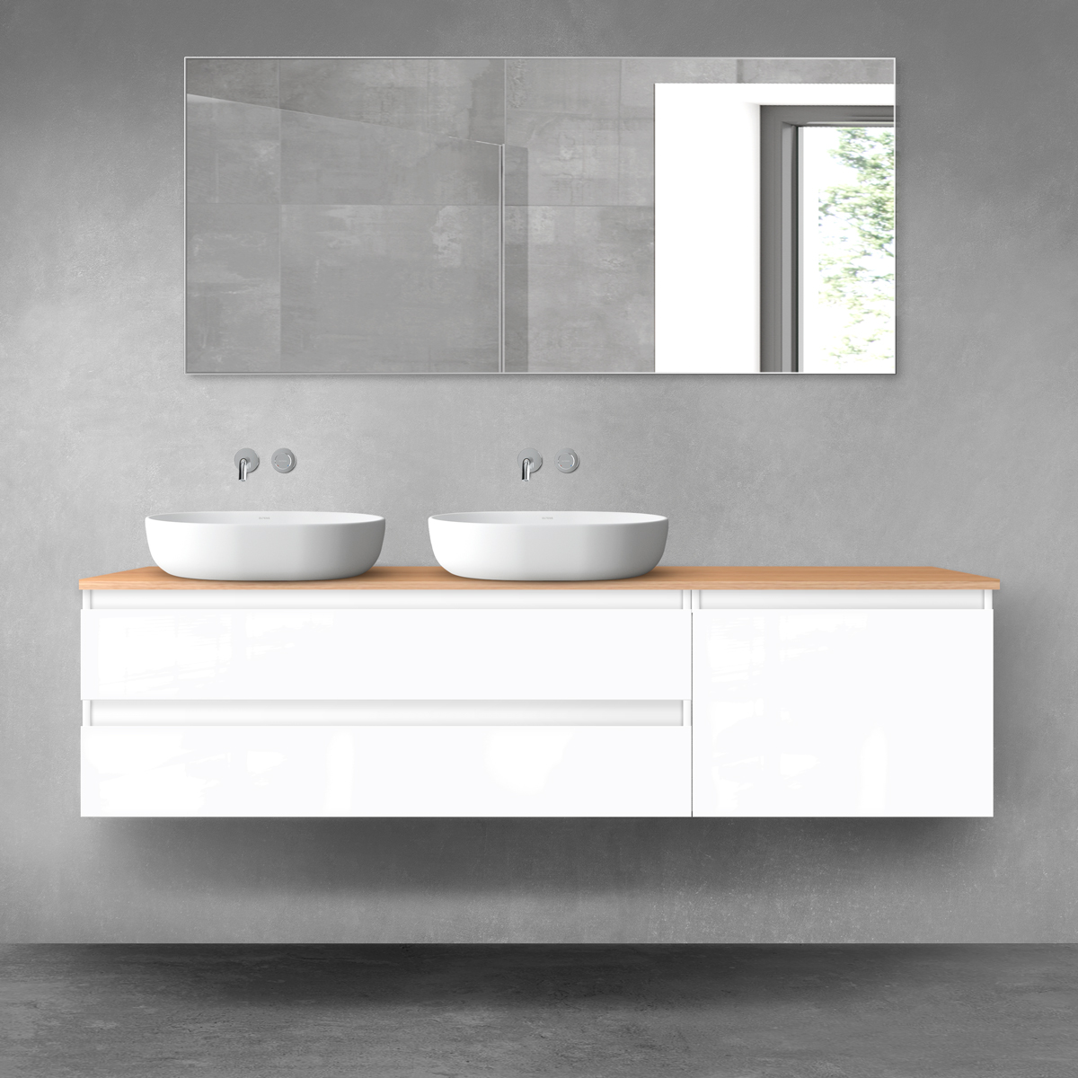 Set Badschrank Oltens Vernal 60019000, Badschrank Oltens Vernal 60013000, 63021060
