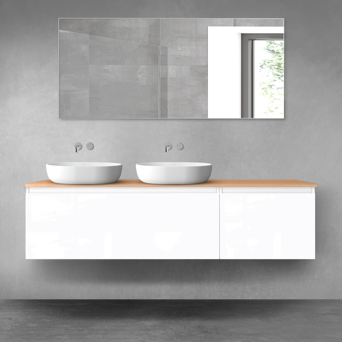 Set Badschrank Oltens Vernal 60016000, Badschrank Oltens Vernal 60013000, 63021060