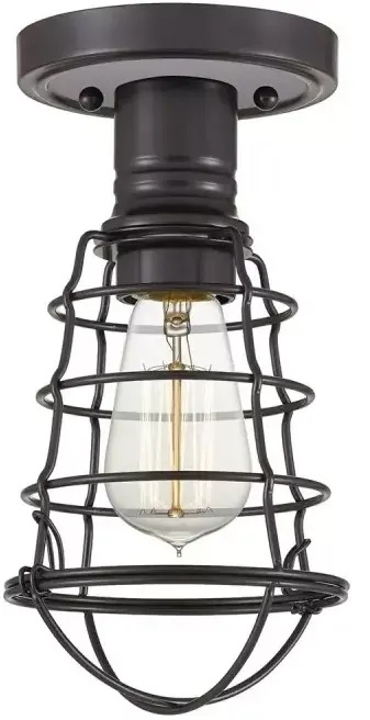 Elstead Lighting Mixon Deckenlampe 1x60 W braun QZ-MIXON-SF-PN