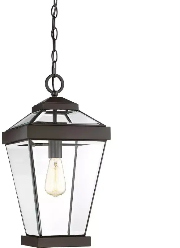 Elstead Lighting Ravine Pendelleuchte 1x60 W braun QZ-RAVINE8-L