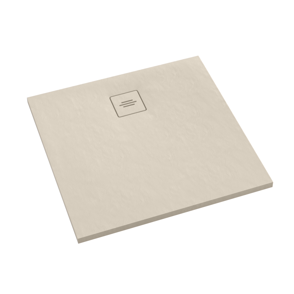 Schedline Protos Cashmere Stone Quadratische Duschwanne 100x100 cm beige 3SP.P2K-100100/PK/ST-M1/PK/ST