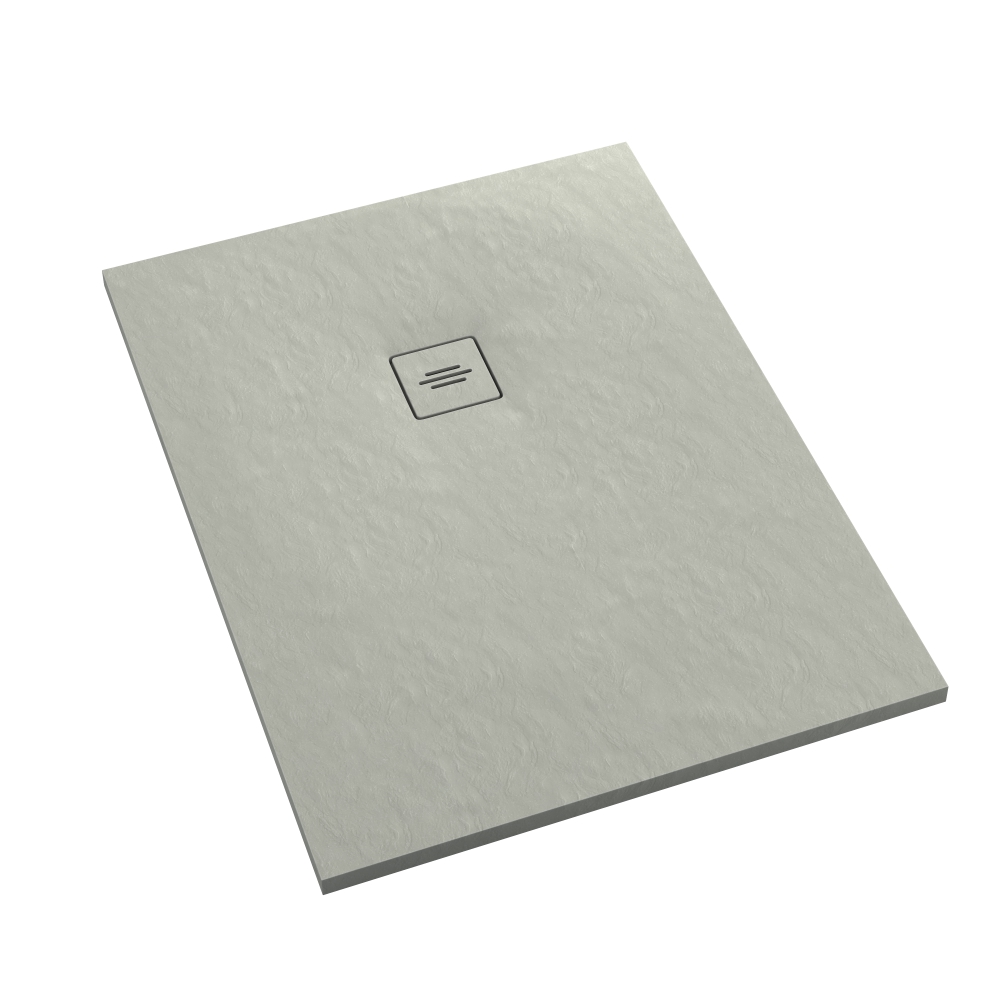 Schedline Protos Cement Stone Rechteckige Duschwanne 160x90 cm zement 3SP.P1P-90160/CT/ST-M1/CT/ST