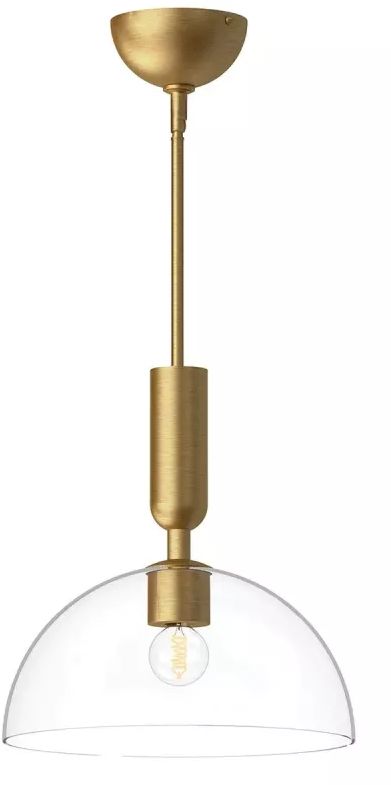 Elstead Lighting Jude Deckenlampe 1x60 W gold ALM-JUDE-P-GD-CL