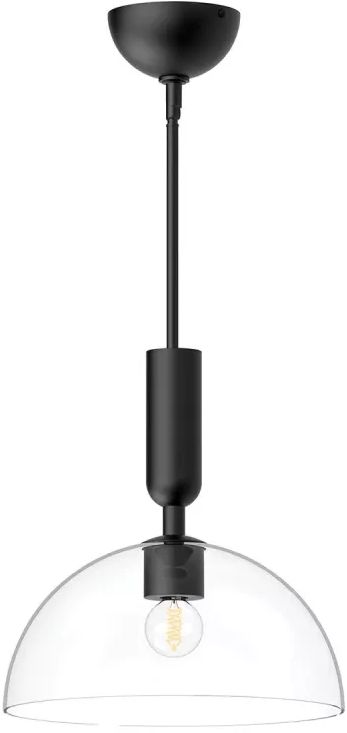 Elstead Lighting Jude Deckenlampe 1x30 W schwarz ALM-JUDE-P-MB-CL