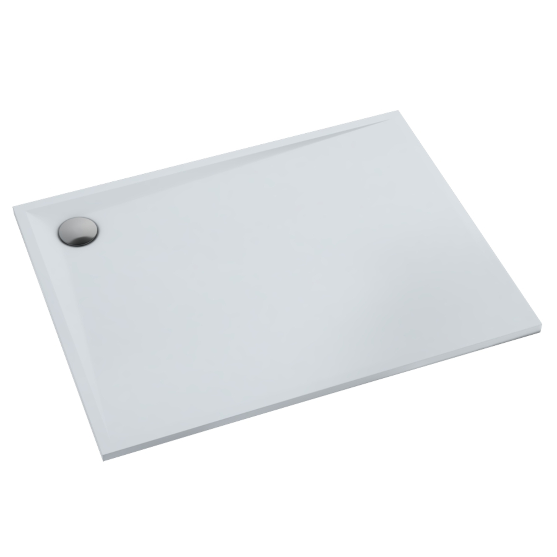 Schedline Libra Smooth White Rechteckige Duschwanne 90x70 cm weiß 3SP.L1P-7090