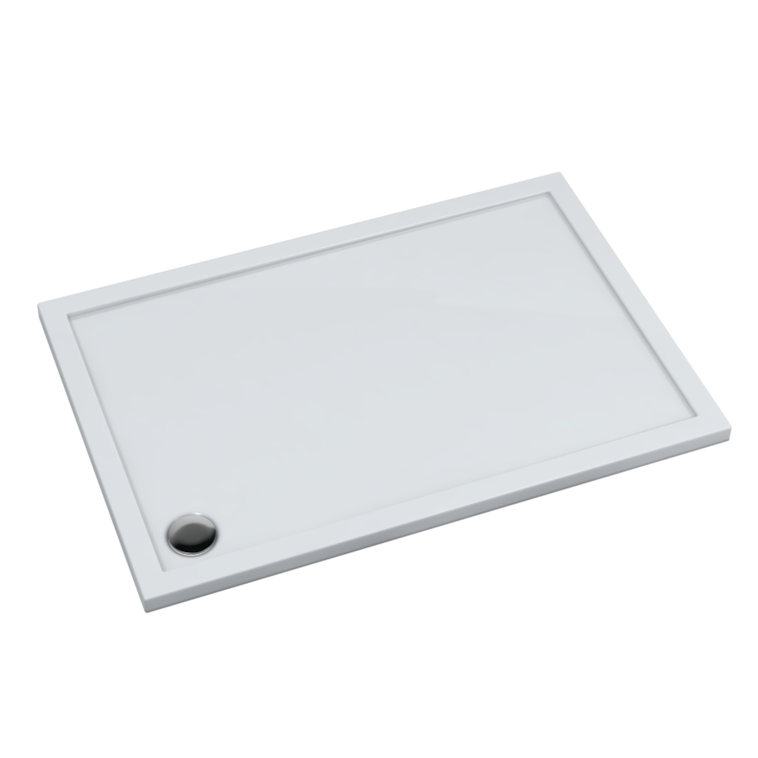 Schedline Estima Rechteckige Duschwanne 130x80 cm weiß 3SP.E1P-80130