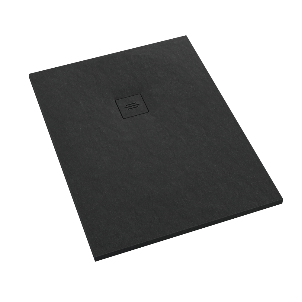 Schedline Protos Black Stone Rechteckige Duschwanne 140x100 cm schwarz 3SP.P1P-100140/C/ST-M1/C/ST