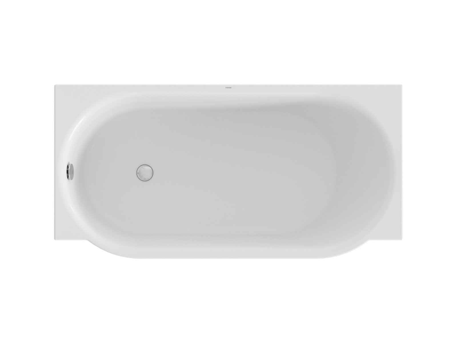 Ravak ARC Rechteckige Badewanne 150x75 cm weiß CE61000000