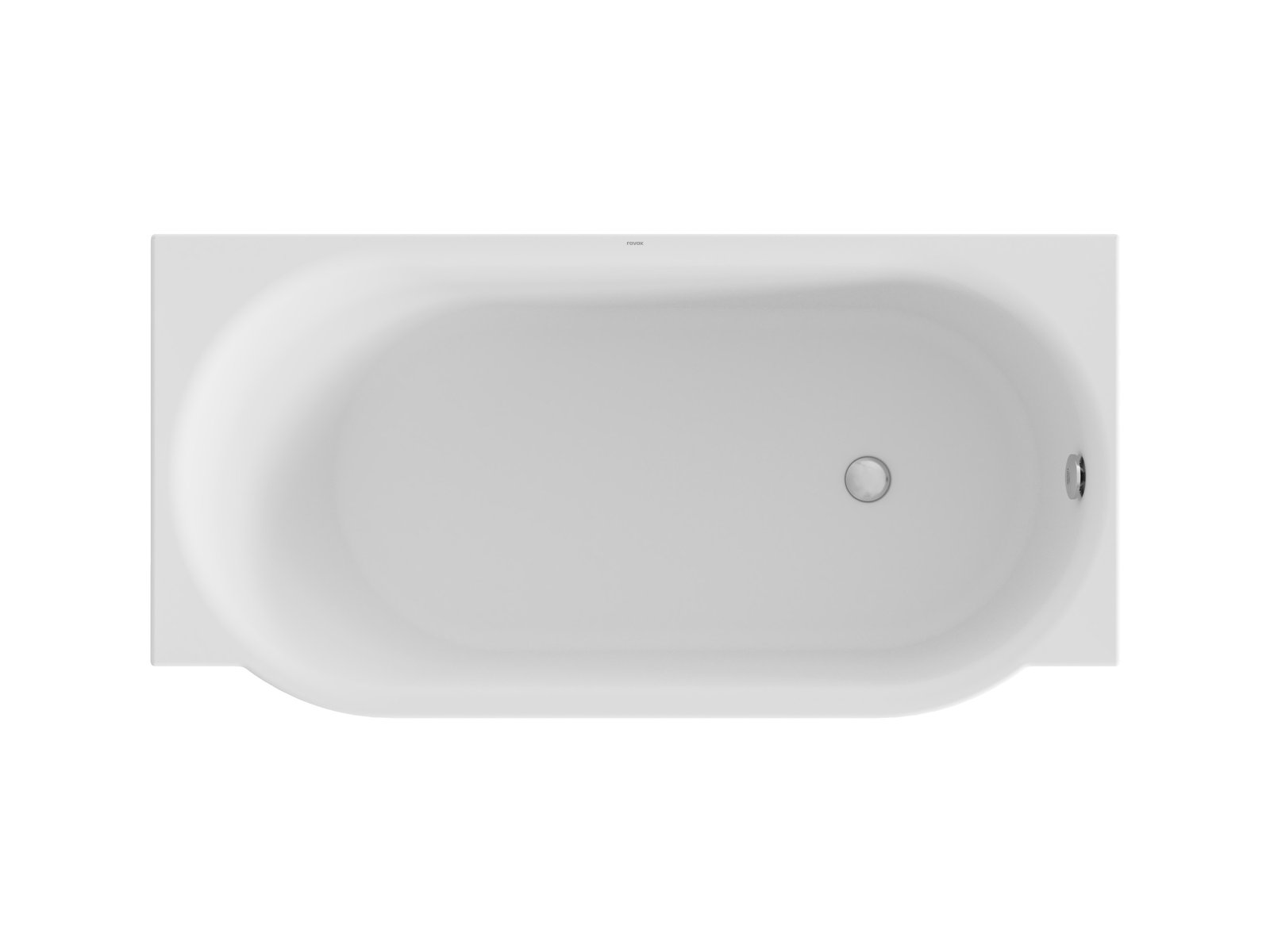 Ravak ARC Rechteckige Badewanne 150x75 cm weiß CE71000000
