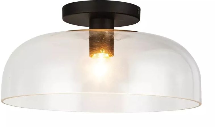 Elstead Lighting Sylvia Deckenlampe 1x60 W schwarz ALM-SYLVIA-SF-BK-CL
