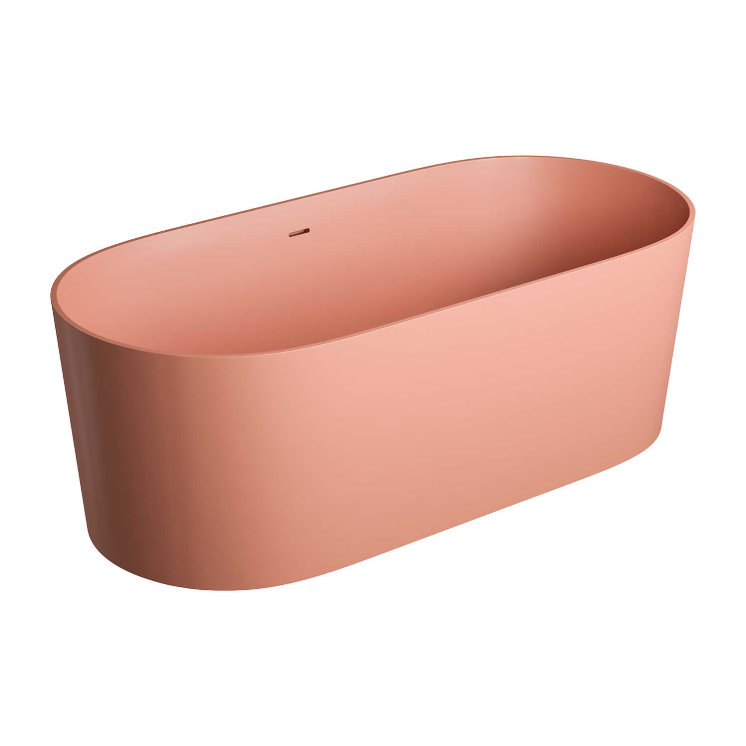 Omnires Ovo M+ Freistehende Badewanne 160x75 cm oval OVO160WWZPCO