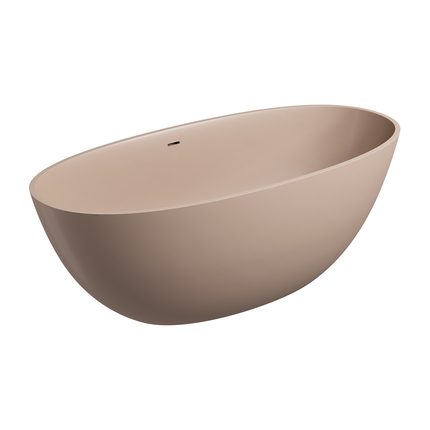 Omnires Shell M+ Freistehende Badewanne 160x75 cm oval SHELLWWZPDB