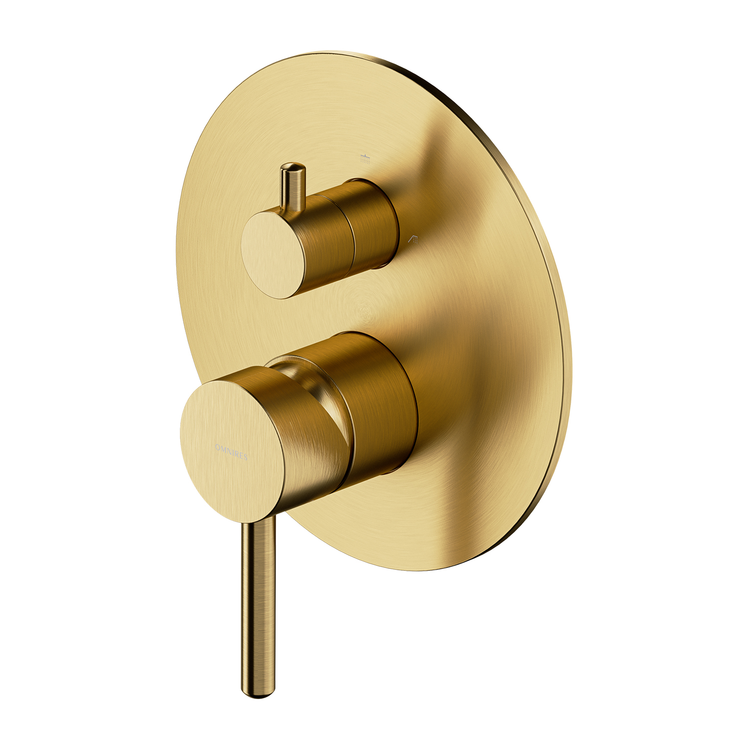 Omnires Y Badewannen- und Duscharmatur Unterputz gold Y1248ROGLB