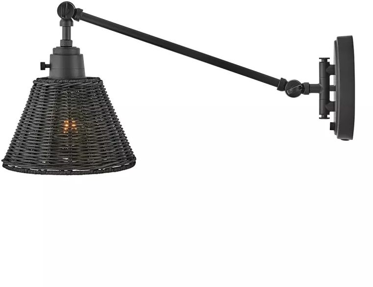 Elstead Lighting Arti Wandleuchte 1x60 W schwarz HK-ARTI-1W-BK-BR