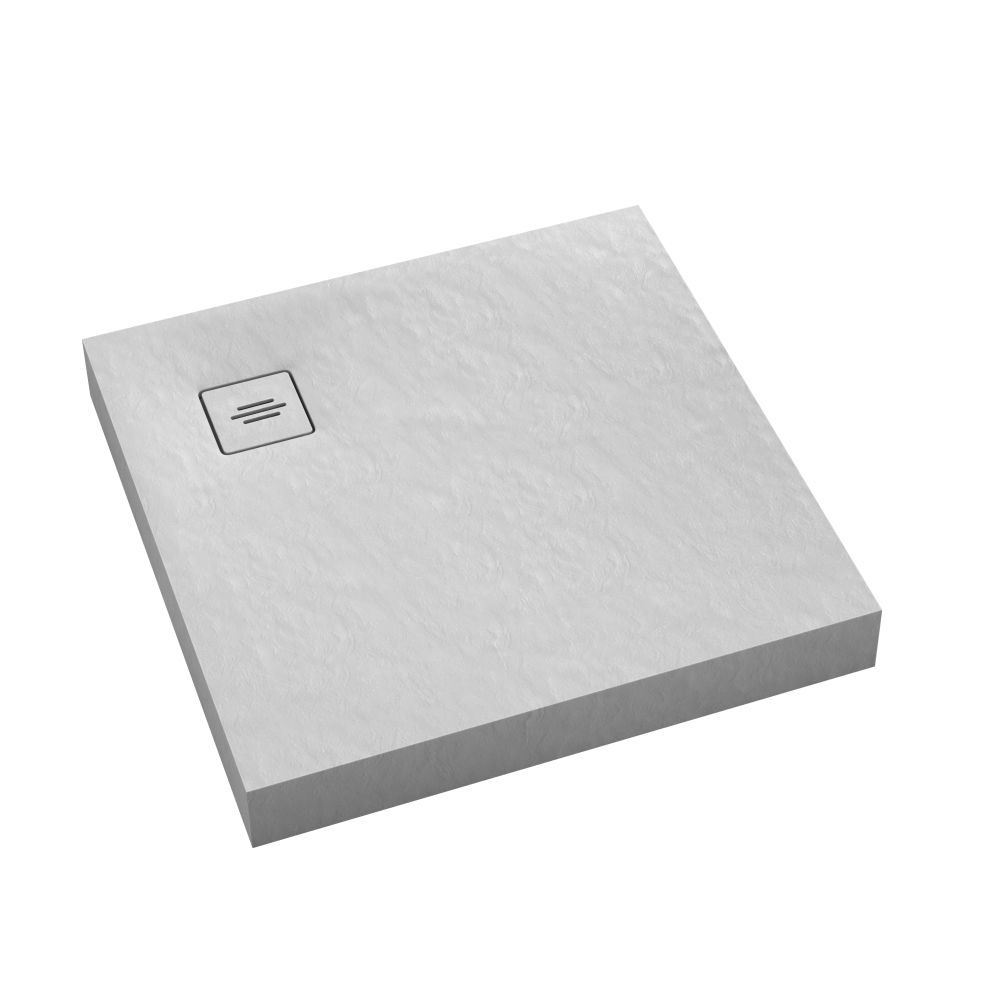 Schedline Nonlimits White Stone Quadratische Duschwanne 100x100 cm weiß 3ST.N1K-100100/B/ST-M1/B/ST