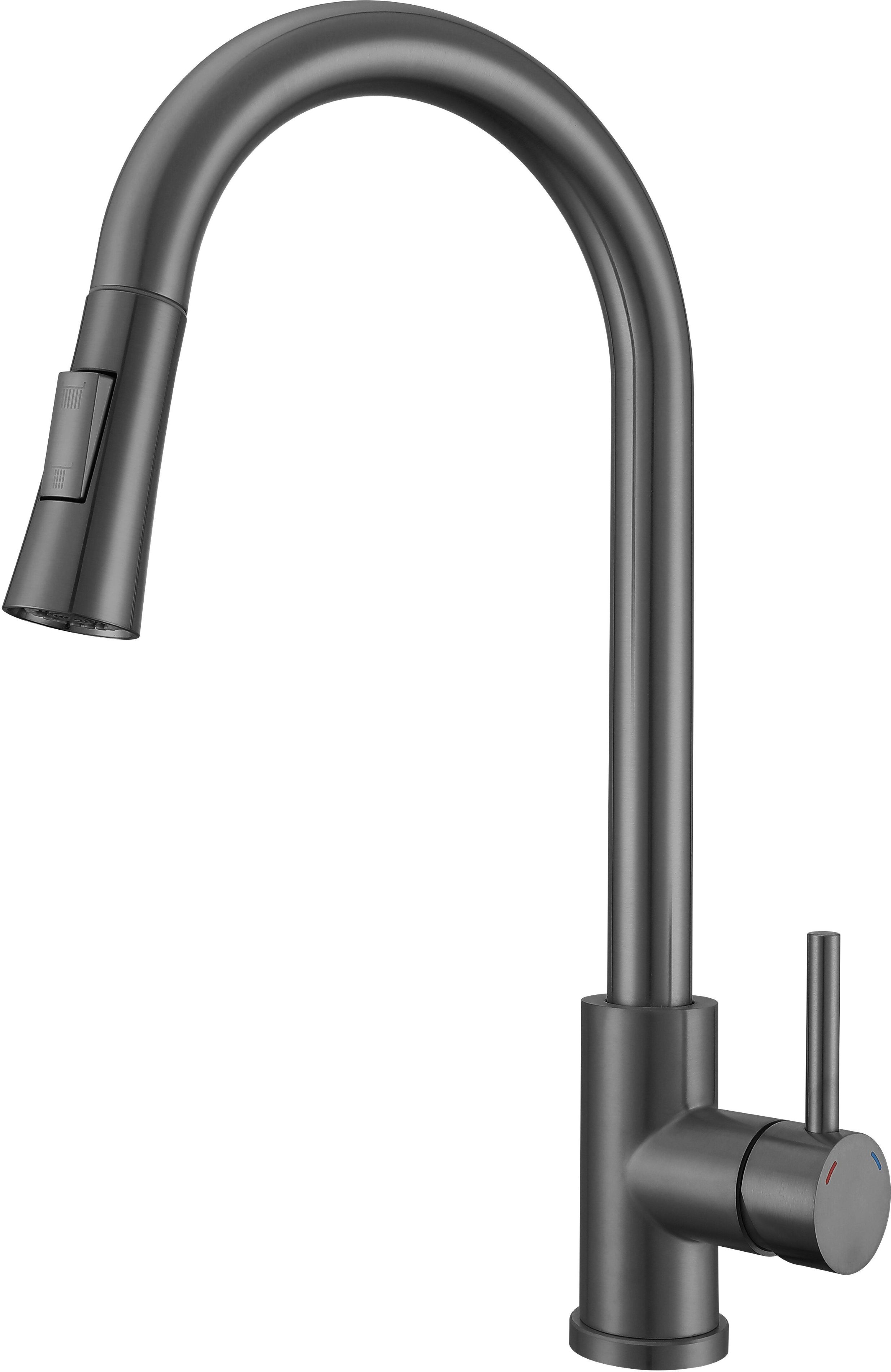 Ruvetti Edera Küchenarmatur Stehend grafit/grau 1003PVDGR