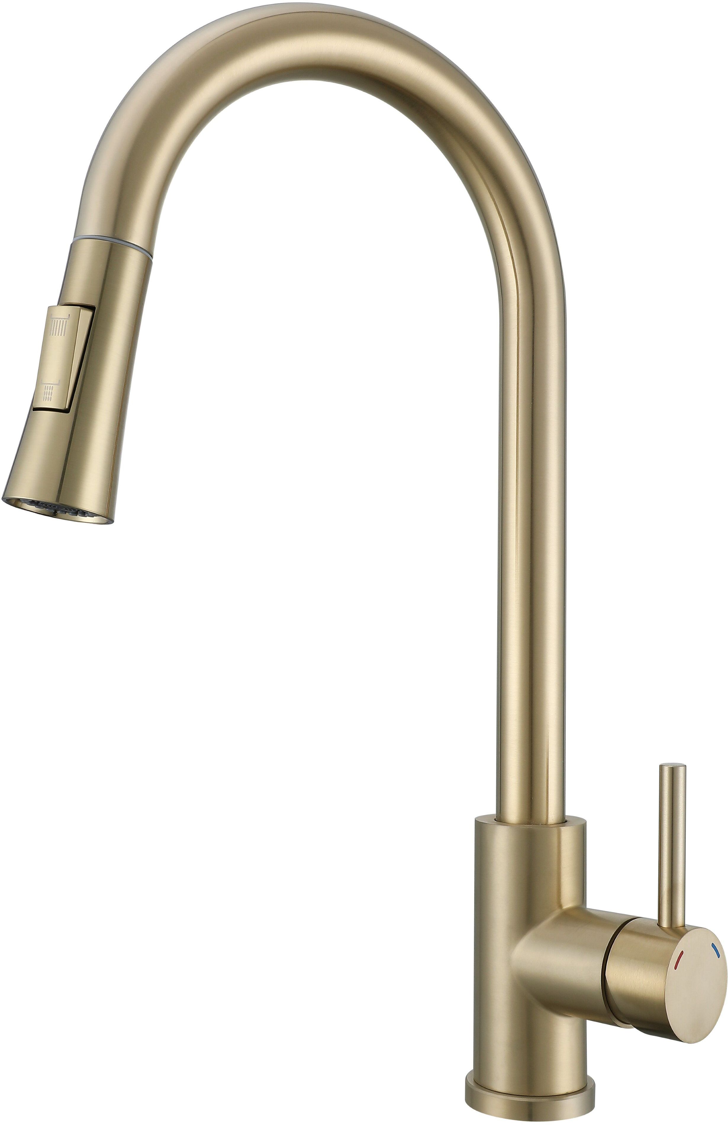 Ruvetti Edera Küchenarmatur Stehend gold/altgold 1003PVDCH