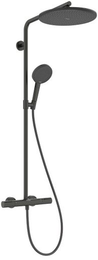 Hansgrohe Raindance Alive S Duschset Wandmontage mit Thermostat mit Kopfbrause schwarz 24594340
