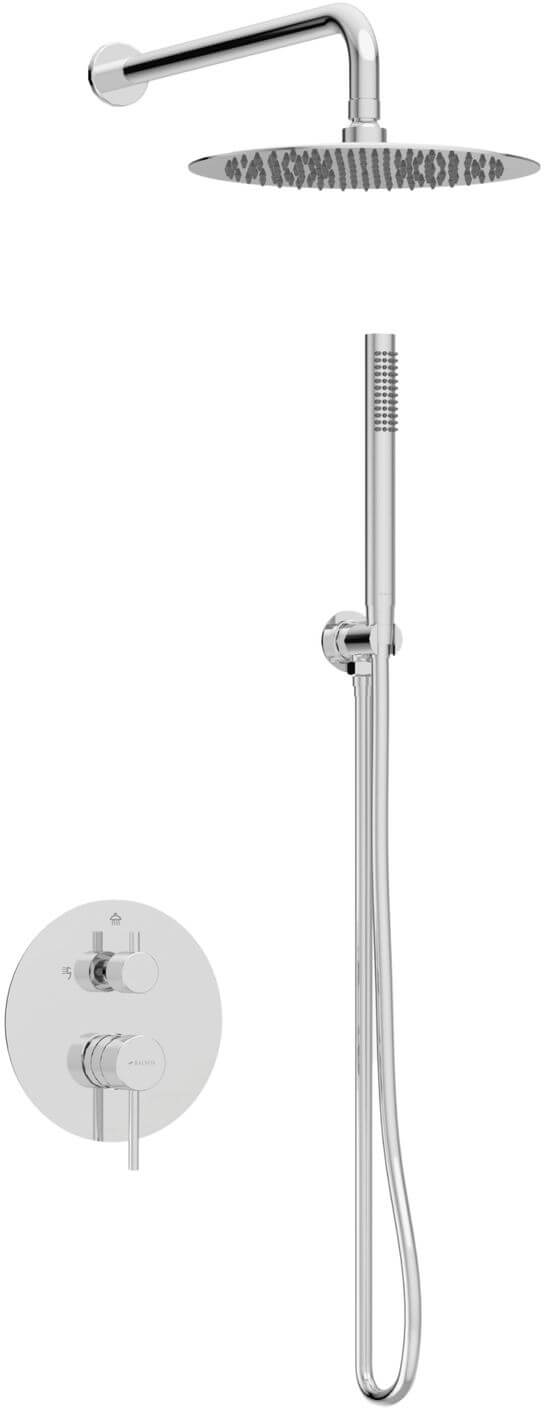 Balneo Cascade Duschset Wandmontage mit Kopfbrause chrom H0301010606