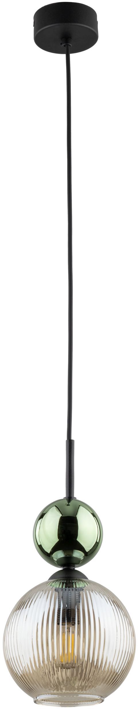 TK Lighting Sophia Green Cognac Pendelleuchte 1x10 W grün-braun 11145
