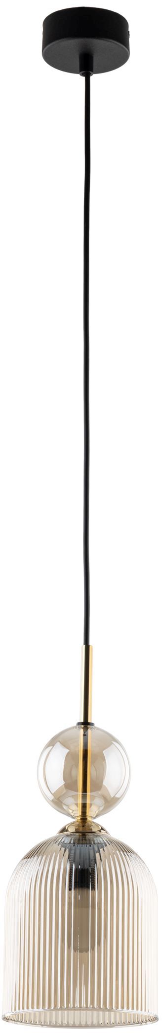 TK Lighting Sophia Cognac Pendelleuchte 1x10 W braun-bernstein 11039